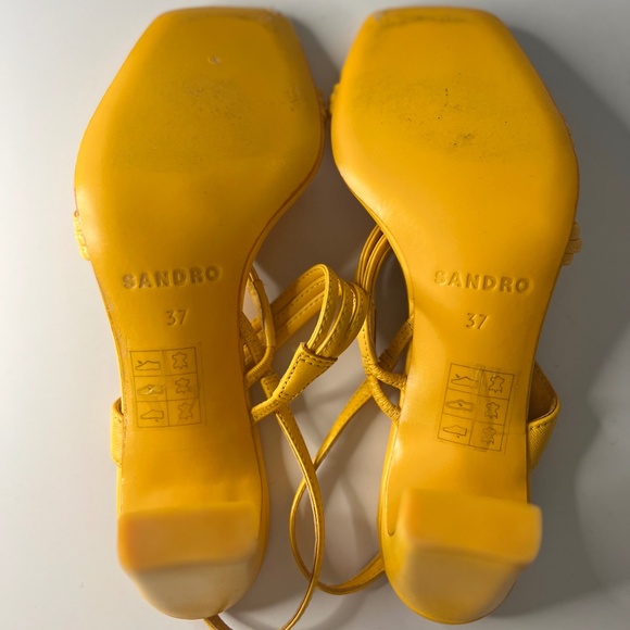 Faye Leather Strappy Heel Sandals - Picture 3 of 7